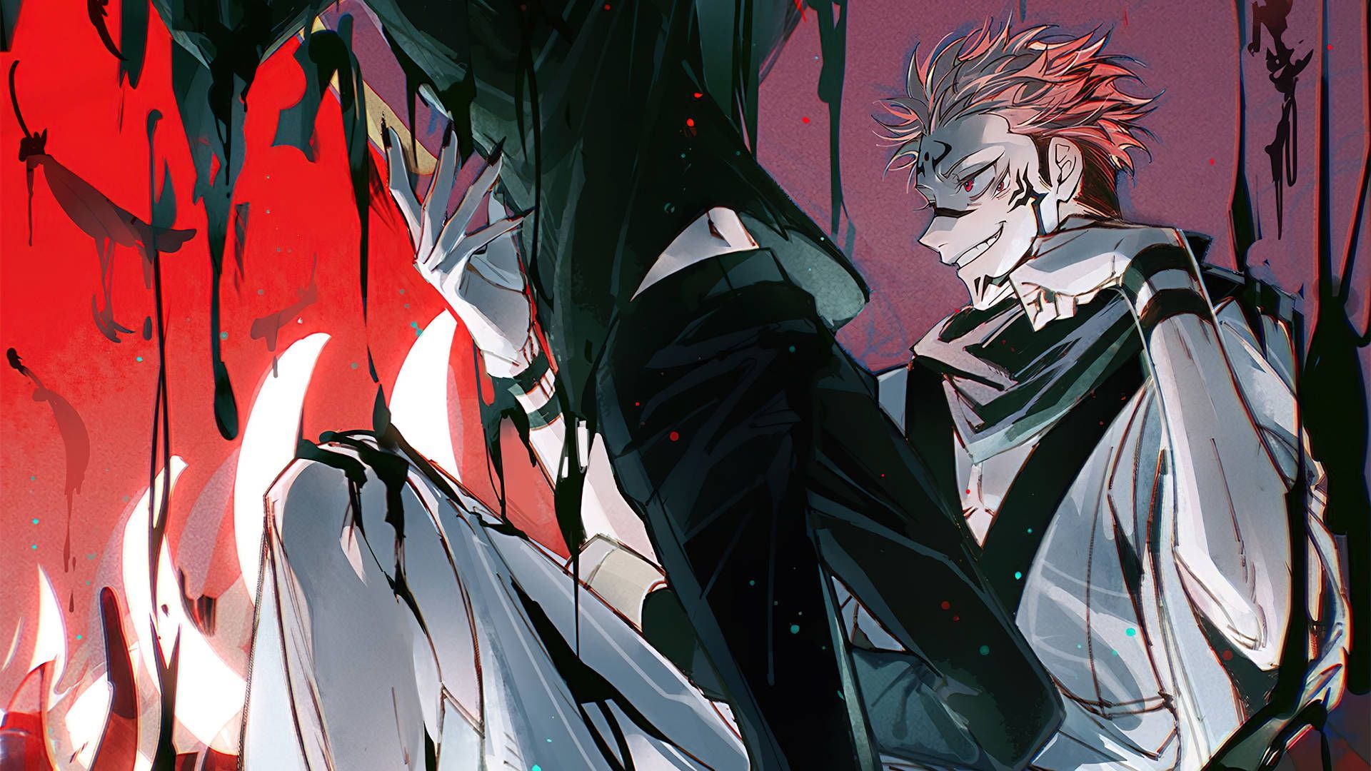 1920x1080 Sukuna Taking Over Yuji Itadori's Body