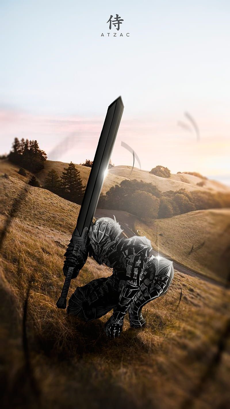 800x1422 Berserk, samurai, katana, berserk armor, HD phone wallpaper