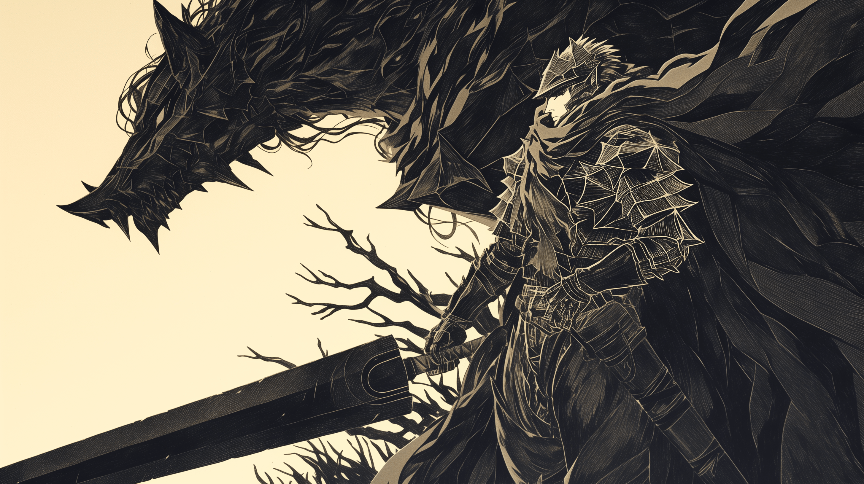 2912x1632 Guts Berserk Armor HD Wallpaper