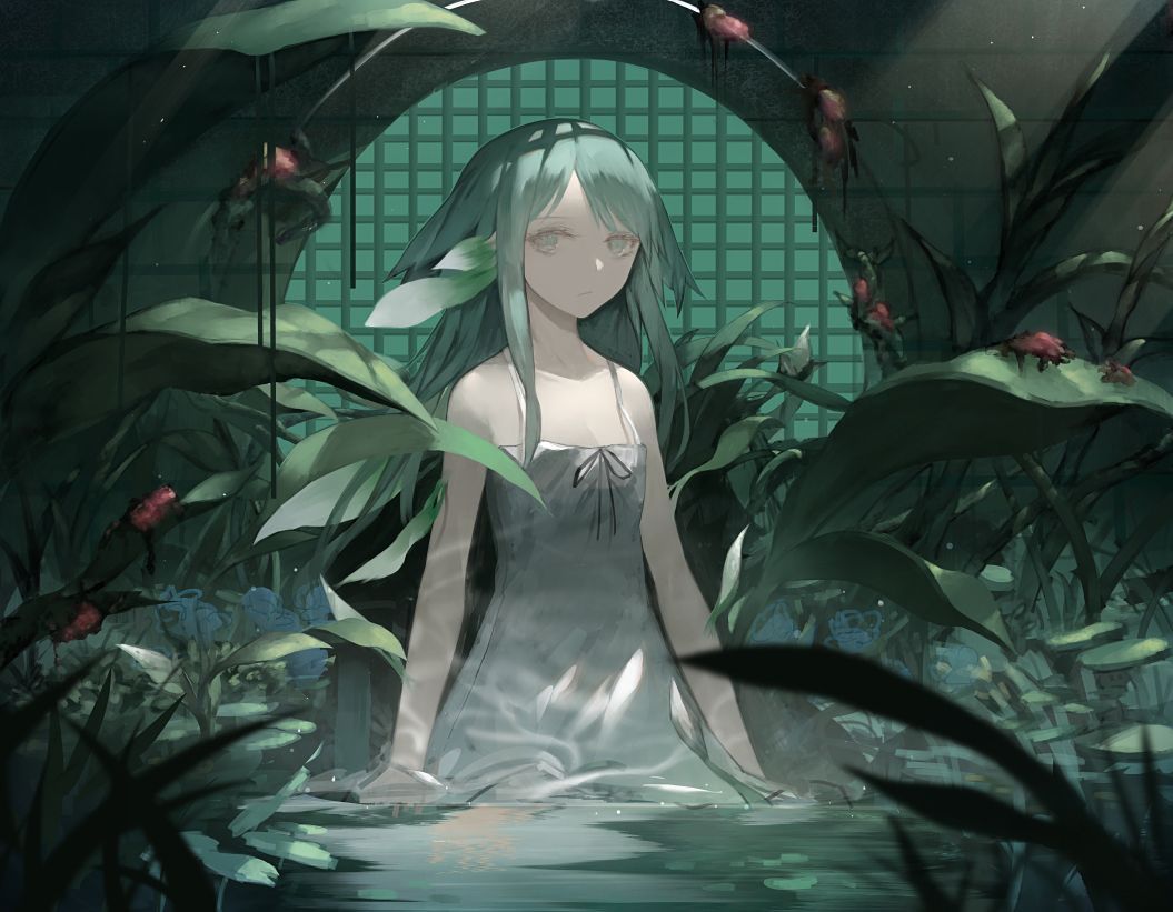 1055x821 Saya No Uta Wallpaper