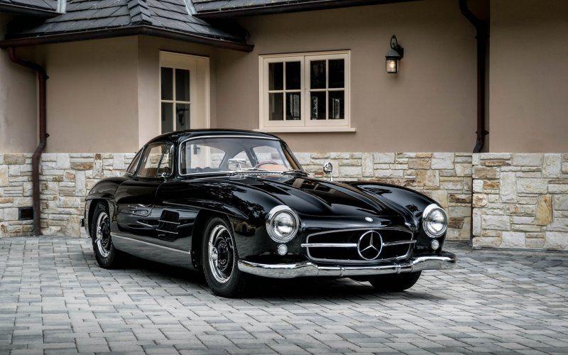 800x500 Desktop Wallpaper Black, Classic, Mercedes Benz 300 Sl, HD Image, Picture, Background, 732123