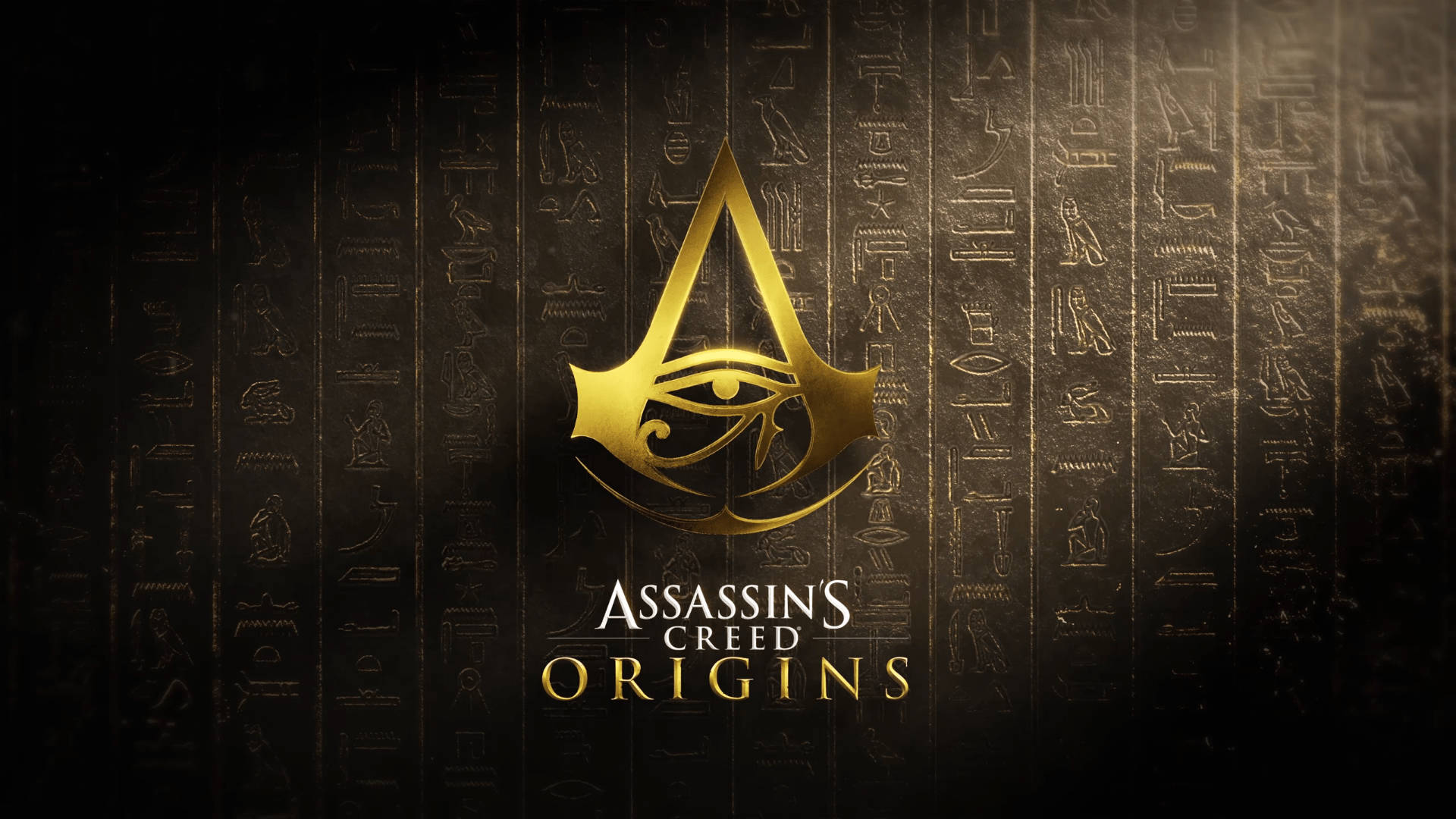 1920x1080 Download Assassin's Creed Origins Logo Wallpaper