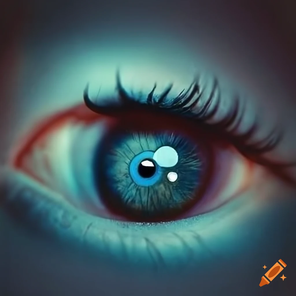 1024x1024 Illustration of avoiding eye contact