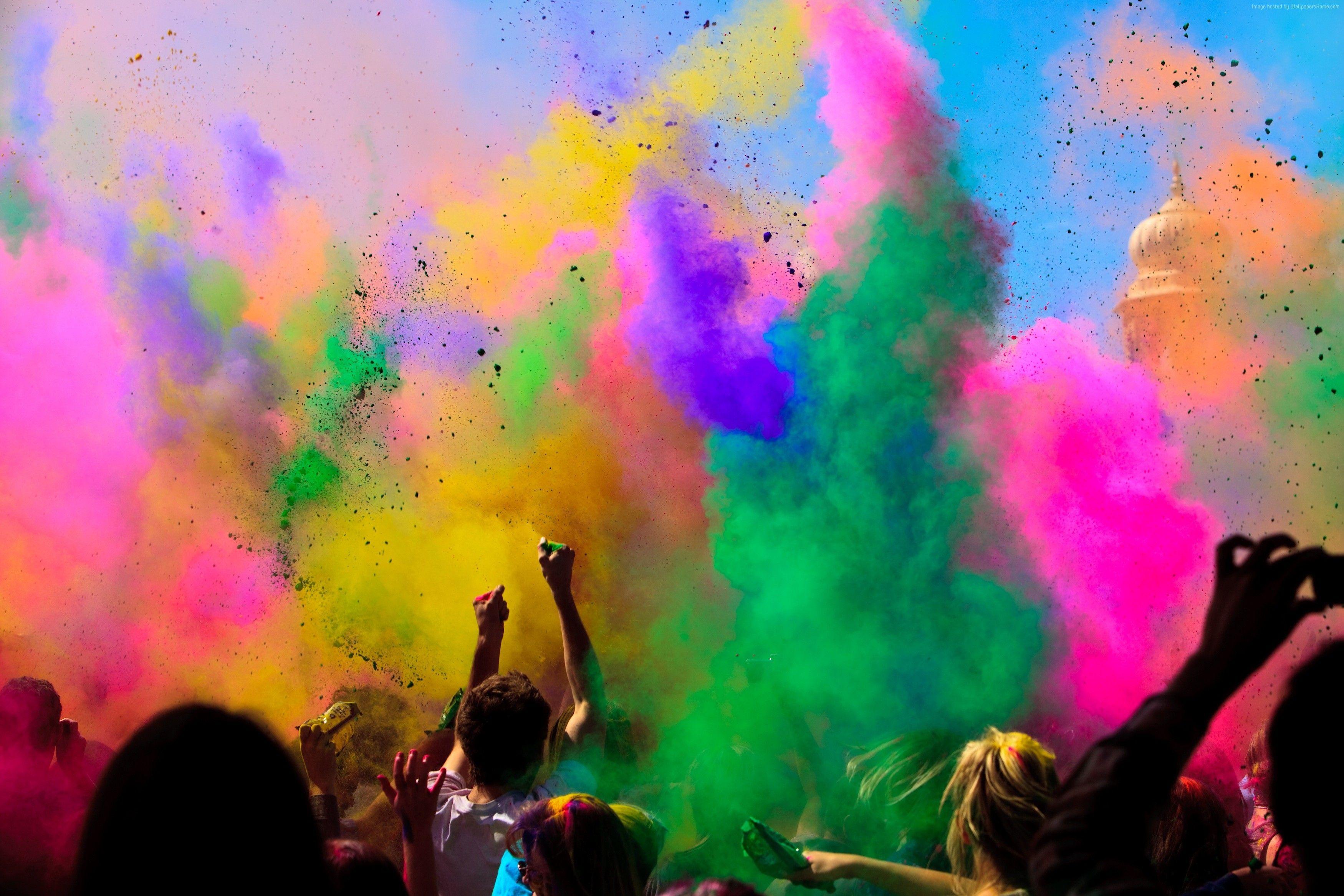 3500x2333 Holi Festival India Wallpaper For Desktop Of Holi Celebration