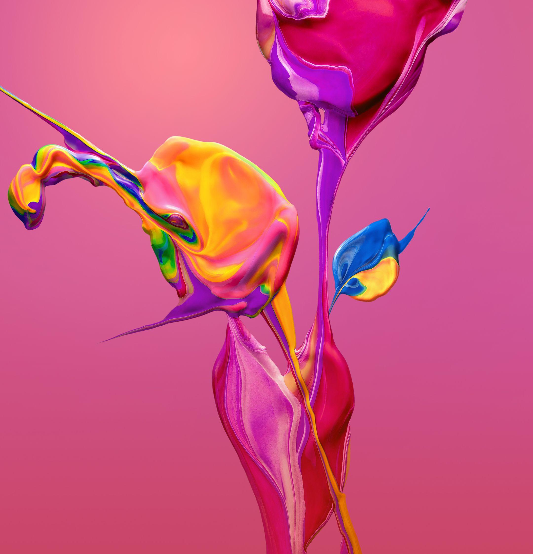 2160x2244 Huawei P30 Pro Stock Wallpaper (Pink)