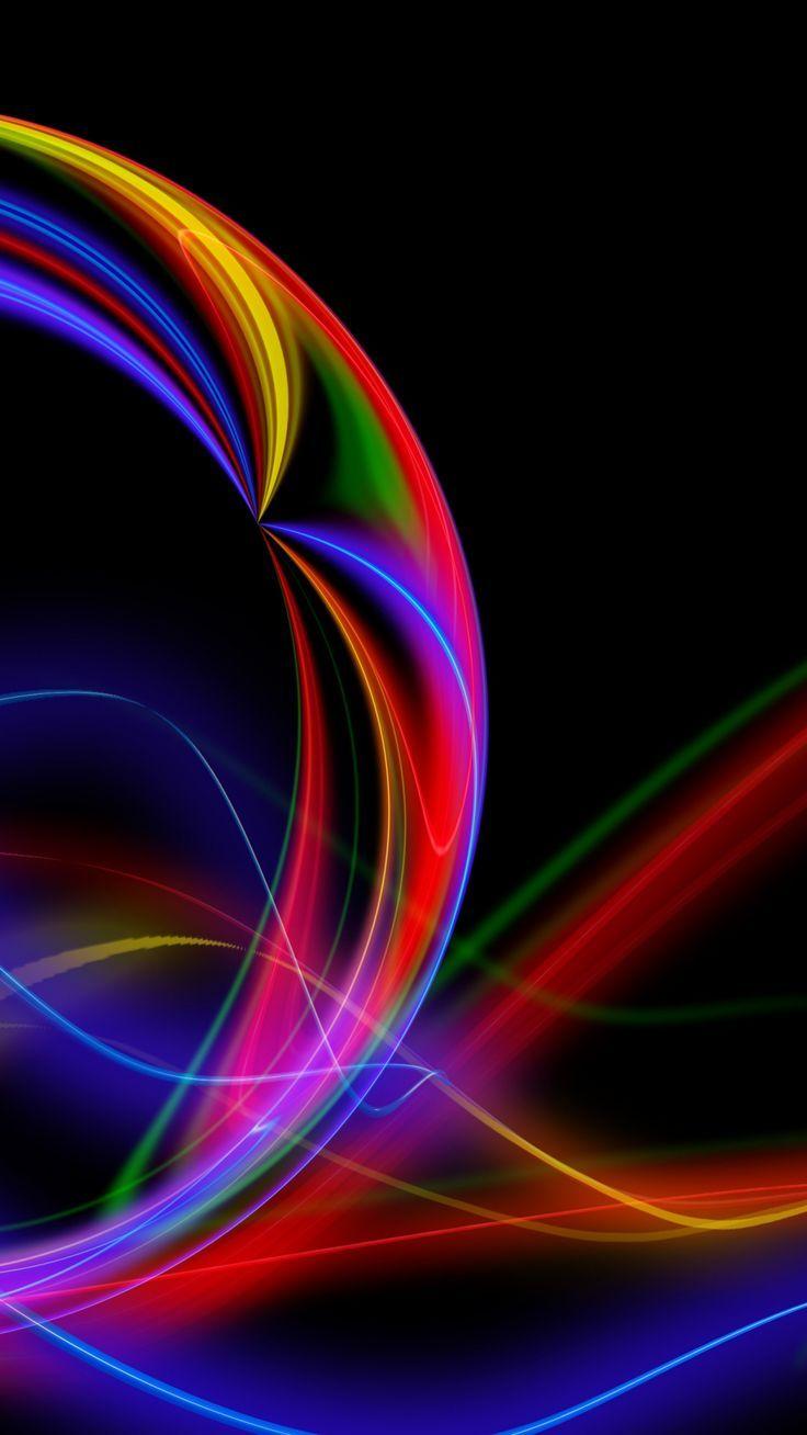 736x1308 Wallpaper water, neon, electric blue, research, Big data