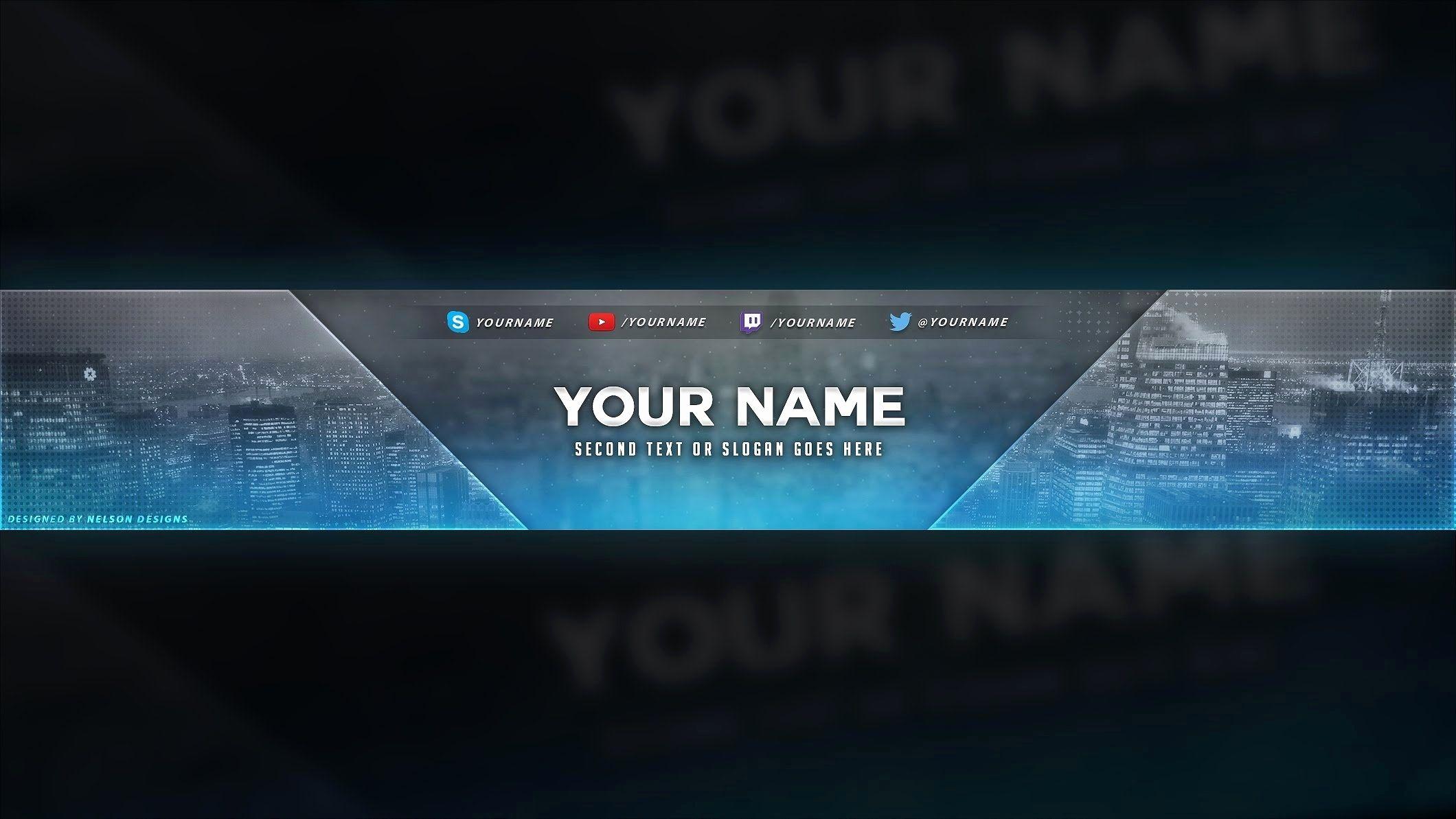 youtube banner template free