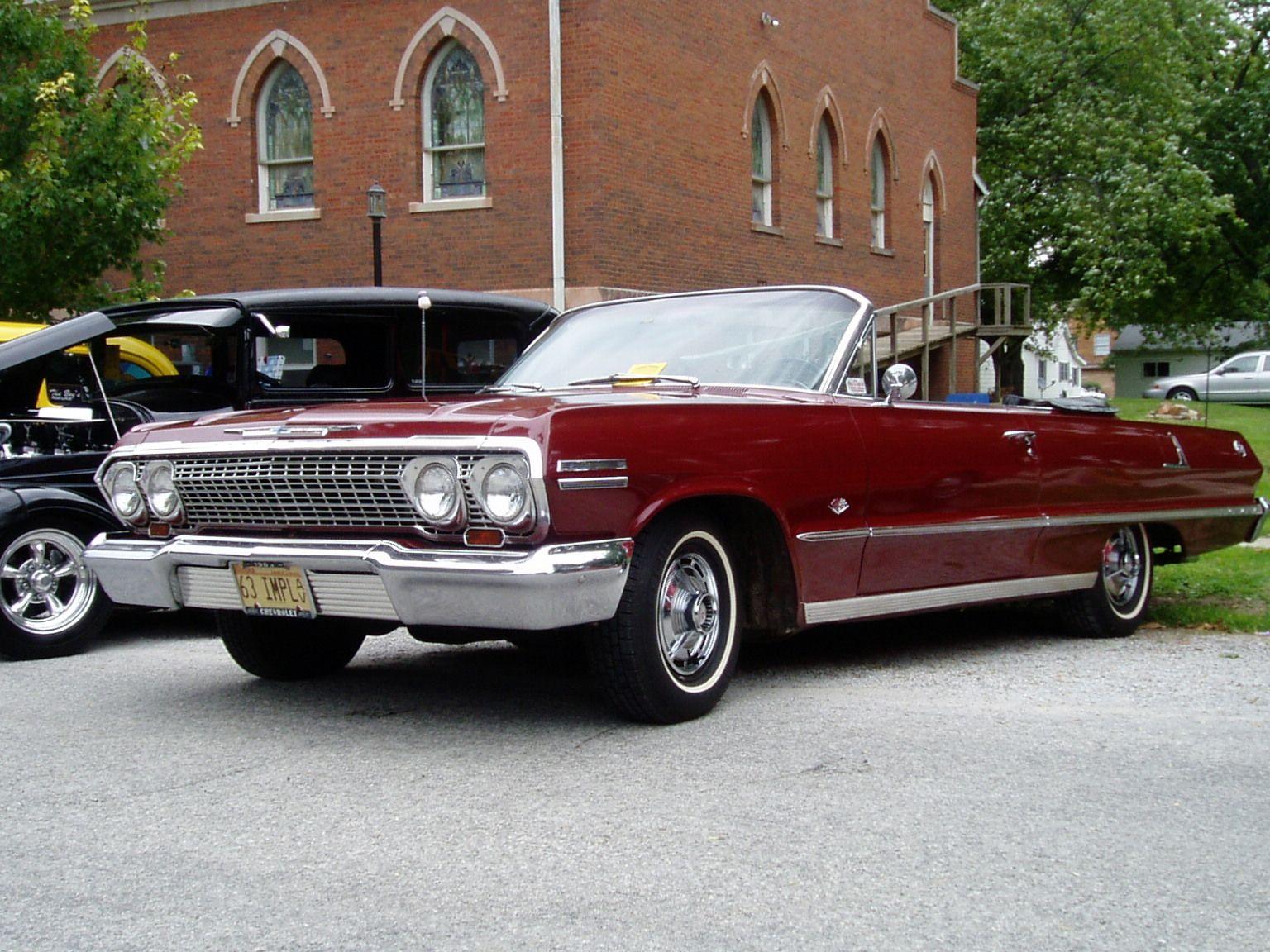 1536x1152 Desktop Wallpaper Chevrolet Impala 1963 Cars