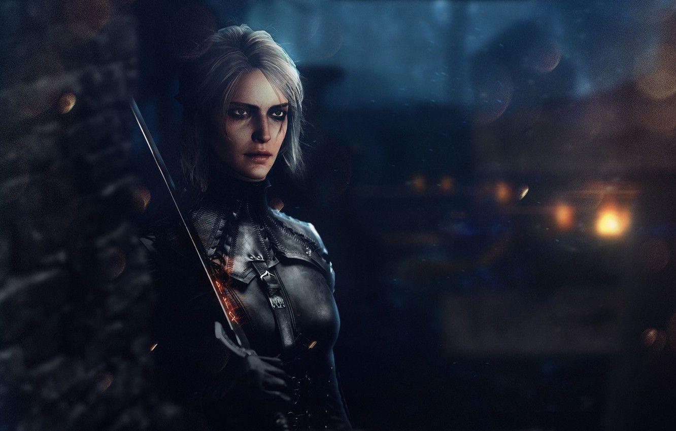 1332x850 Wallpaper Girl, Fantasy, Art, The Witcher, The Witcher