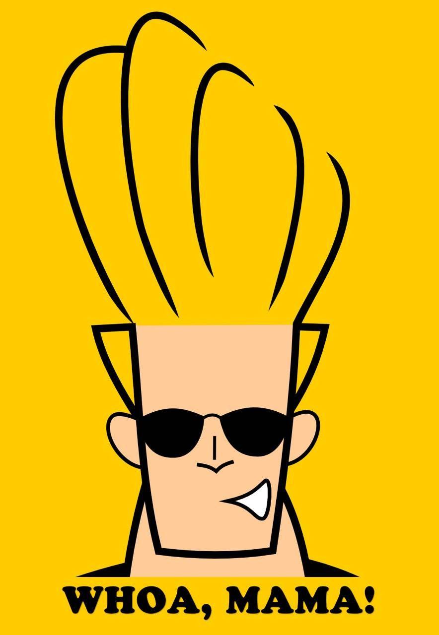 884x1280 Johnny Bravo Wallpaper