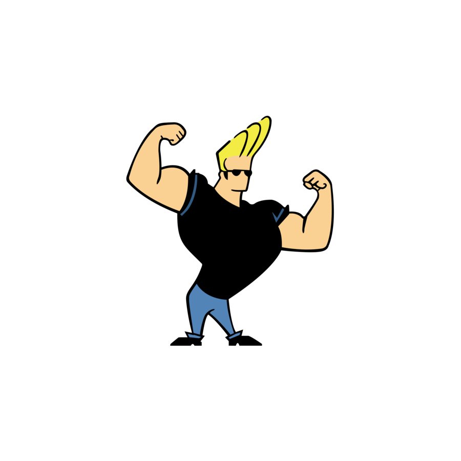 900x900 Johnny Bravo Wallpaper