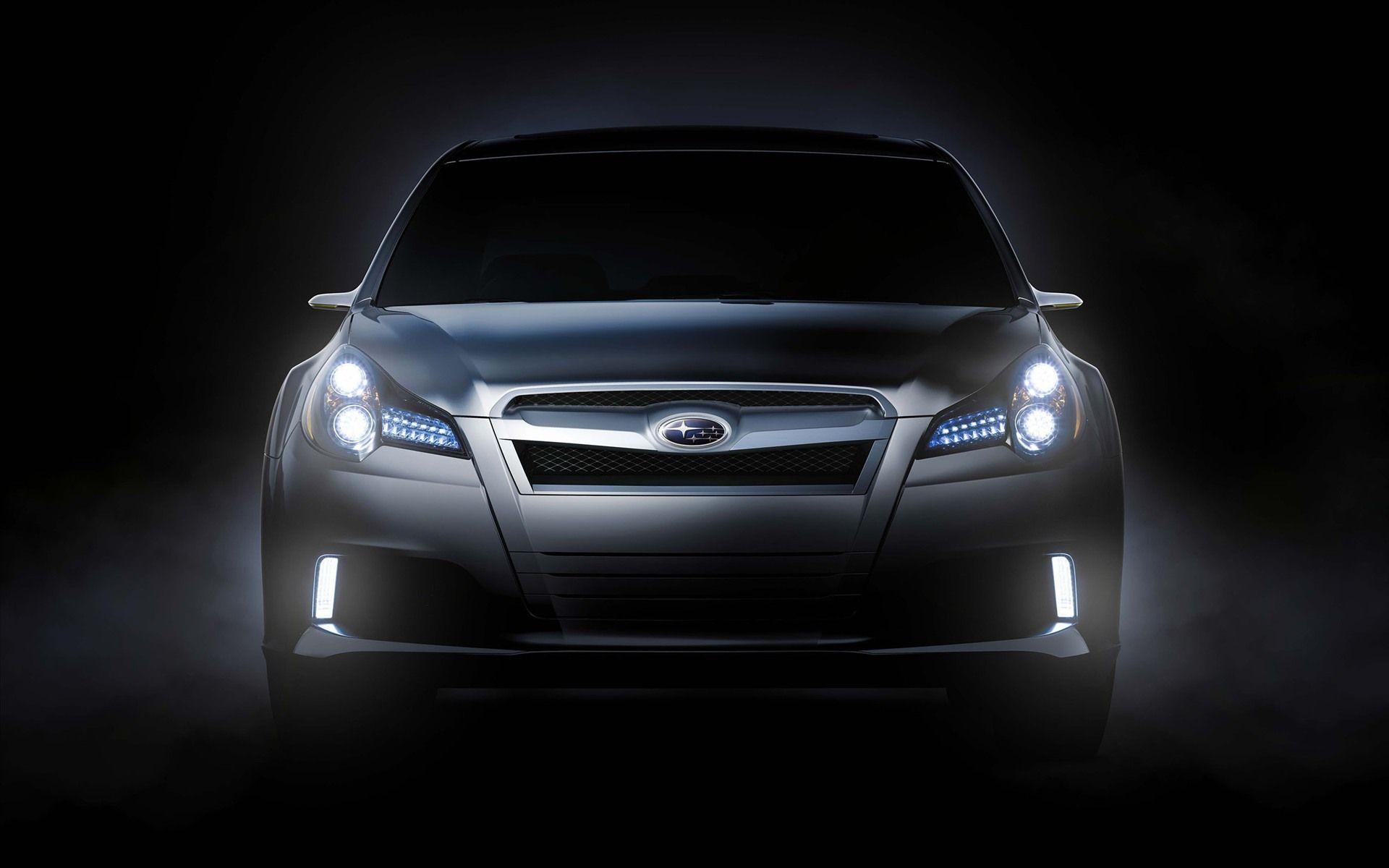 1920x1200 Beautiful car Subaru Legacy in Moscow wallpaper and image