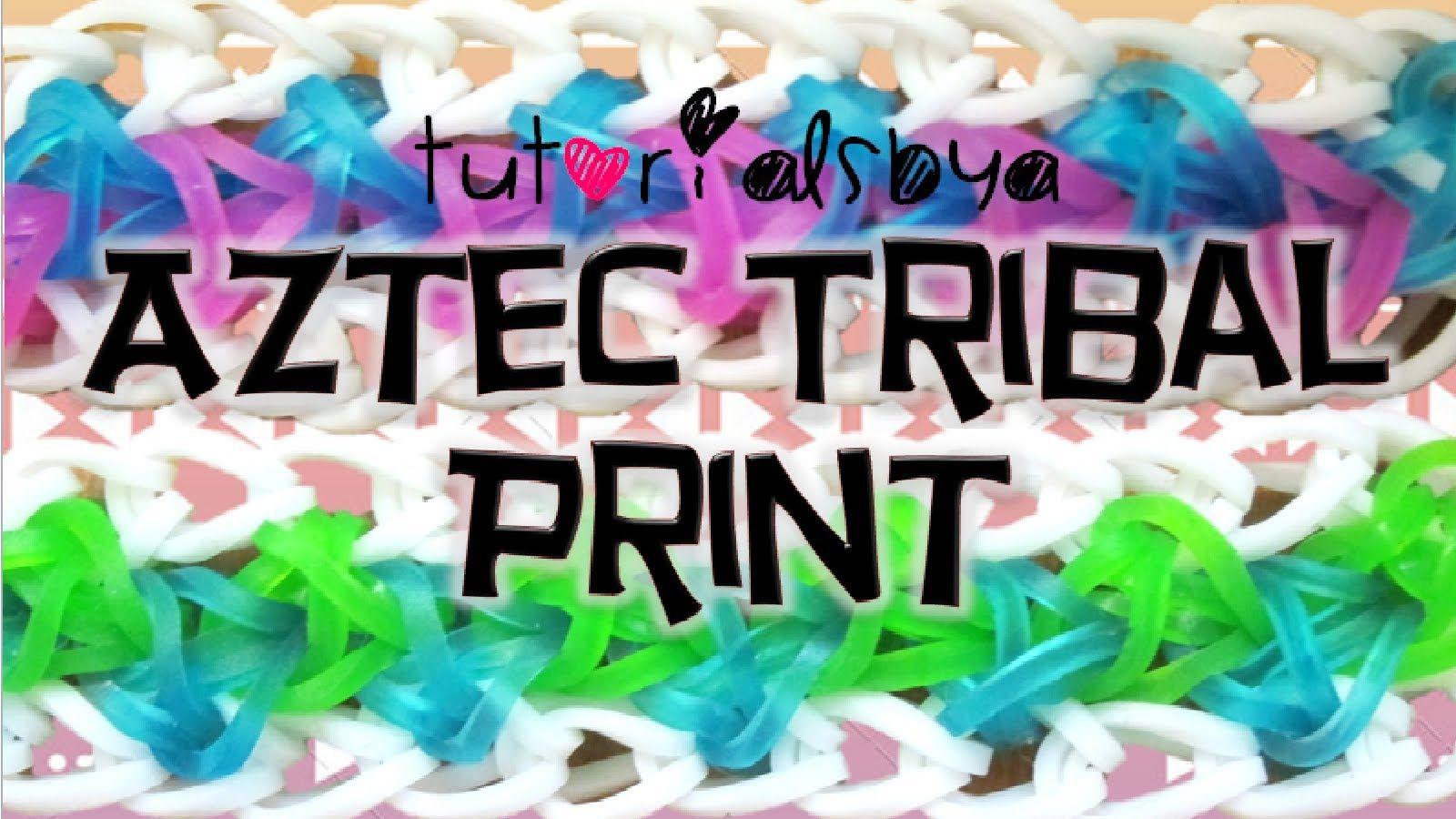 1600x900 NEW Aztec Tribal Print Bracelet Rainbow Loom Tutorial