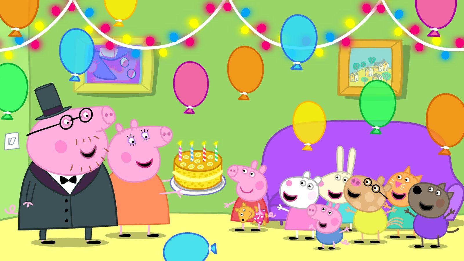Peppa Pig Birthday Wallpapers - Top Free Peppa Pig Birthday Backgrounds -  WallpaperAccess