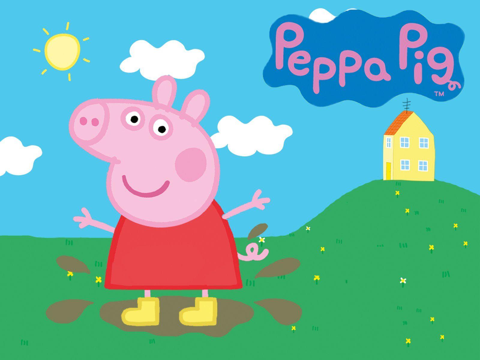 Background Cartoon Background Peppa Pig House