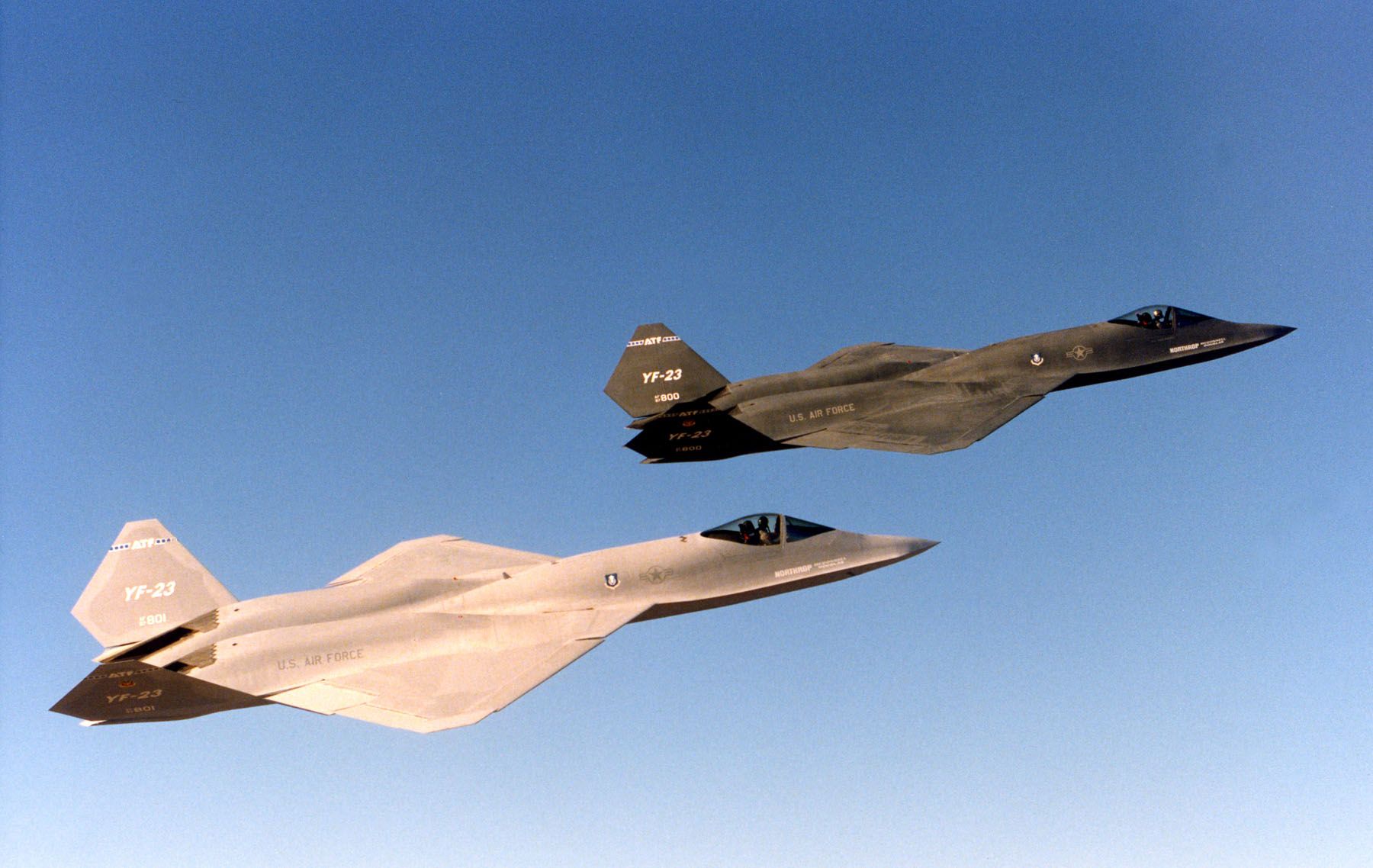 1800x1138 Northrop McDonnell Douglas YF 23A Black