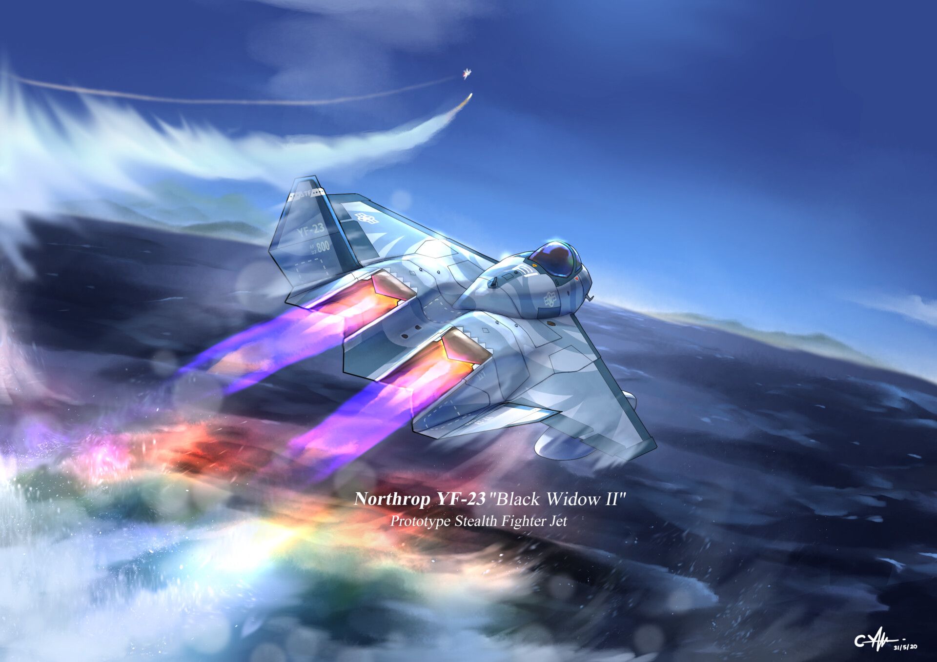 1920x1357 Northrop YF 23