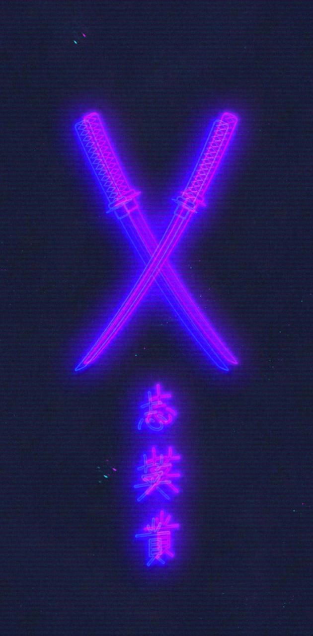 630x1280 Katana wallpaper