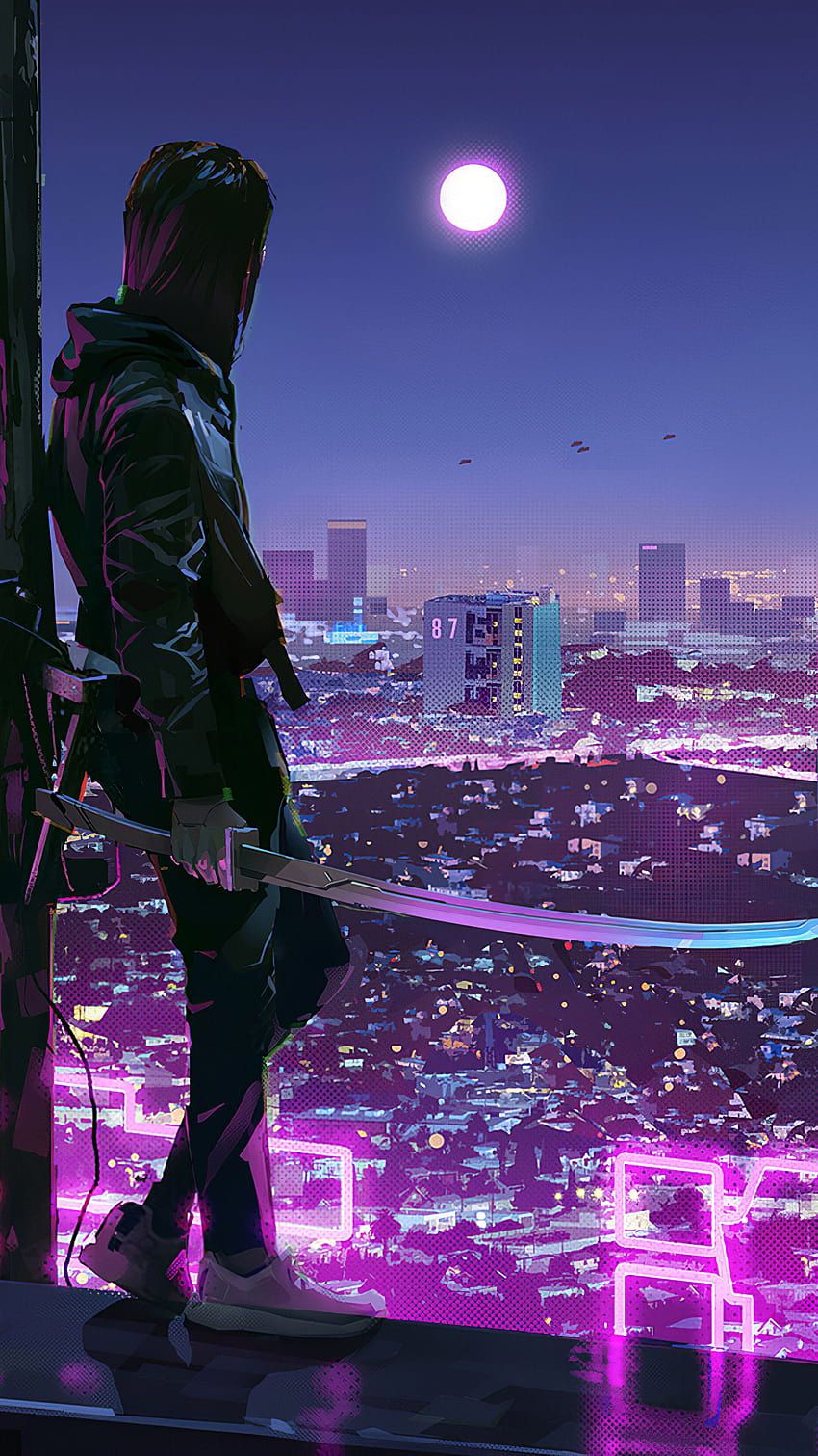 850x1511 Sci, katana zero iphone HD phone