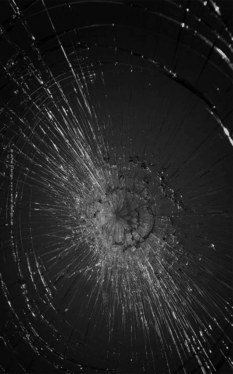 800x1280 iPhone Cracked Screen HD Wallpaper