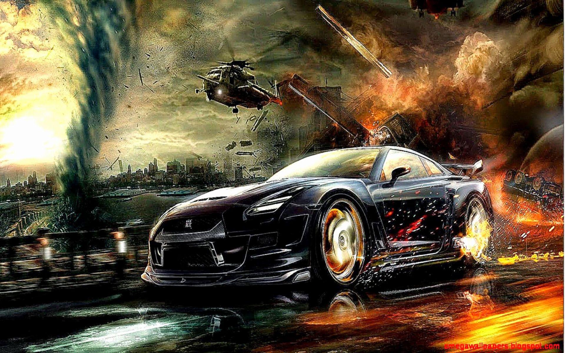 1920x1200 Street Racing Car Wallpaper
