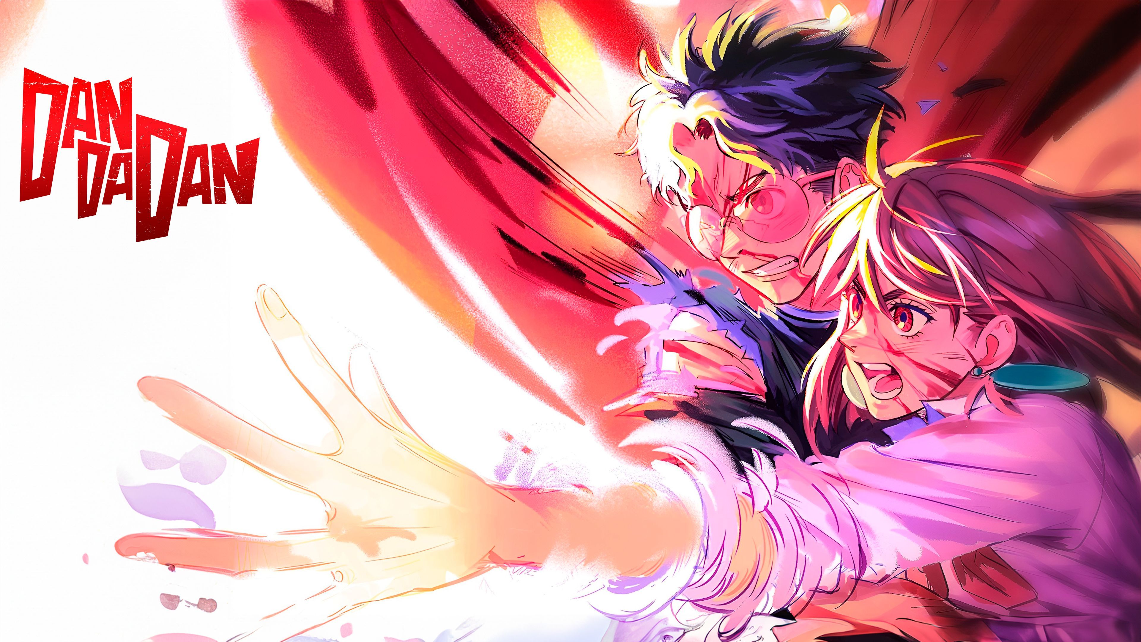 3840x2160 Momo (Dandadan) Wallpaper 4K, Okarun