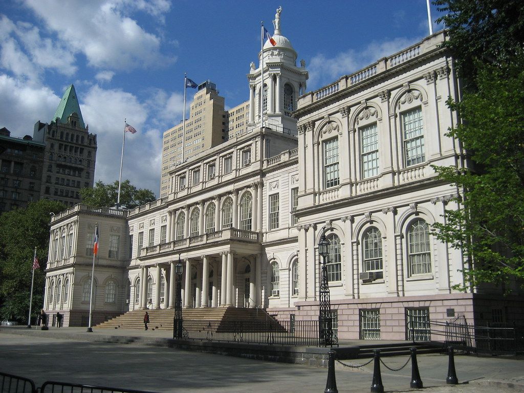 1024x768 NYC: City Hall. New York City Hall