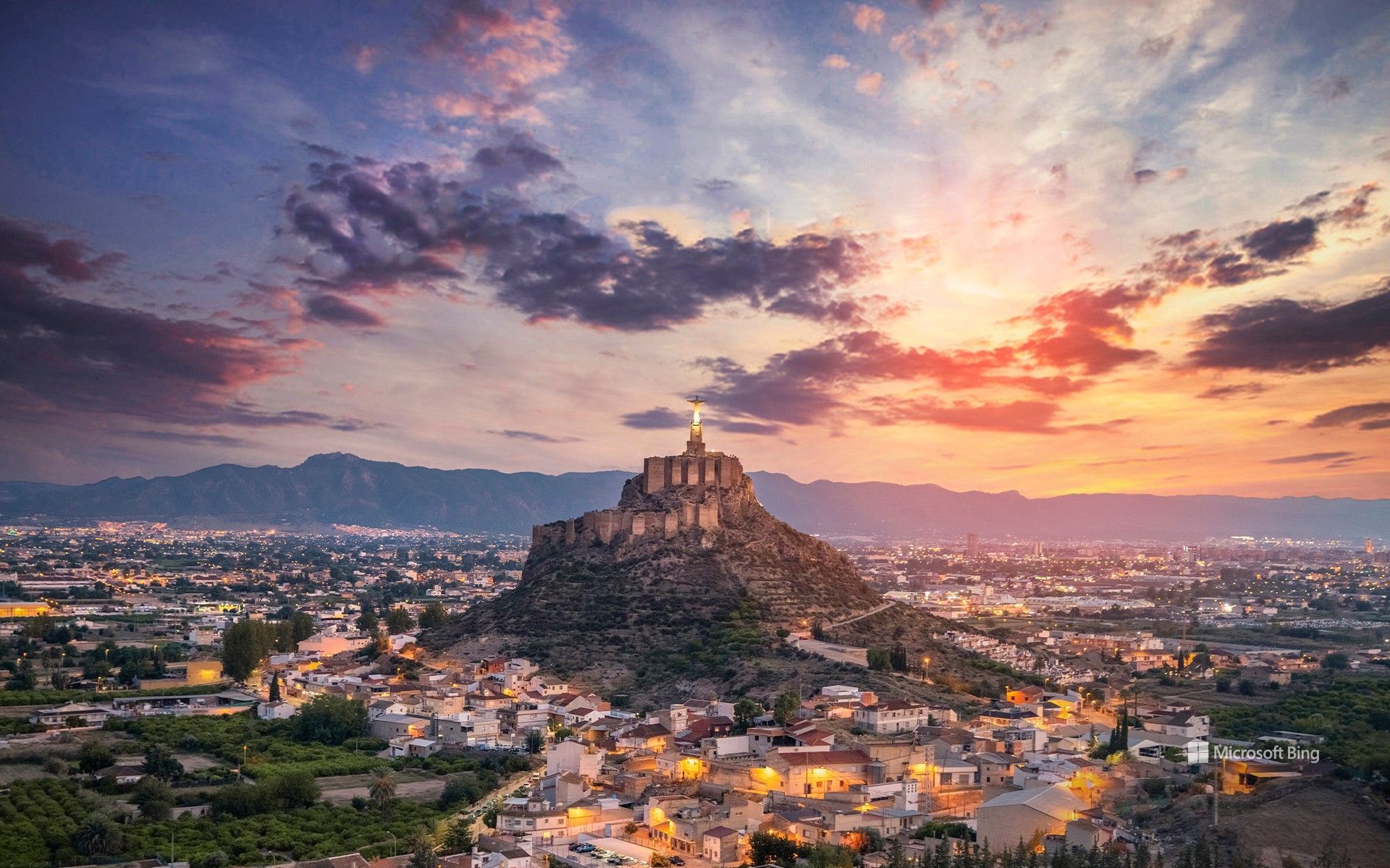 1920x1200 Monteagudo Castle, Murcia, Spain