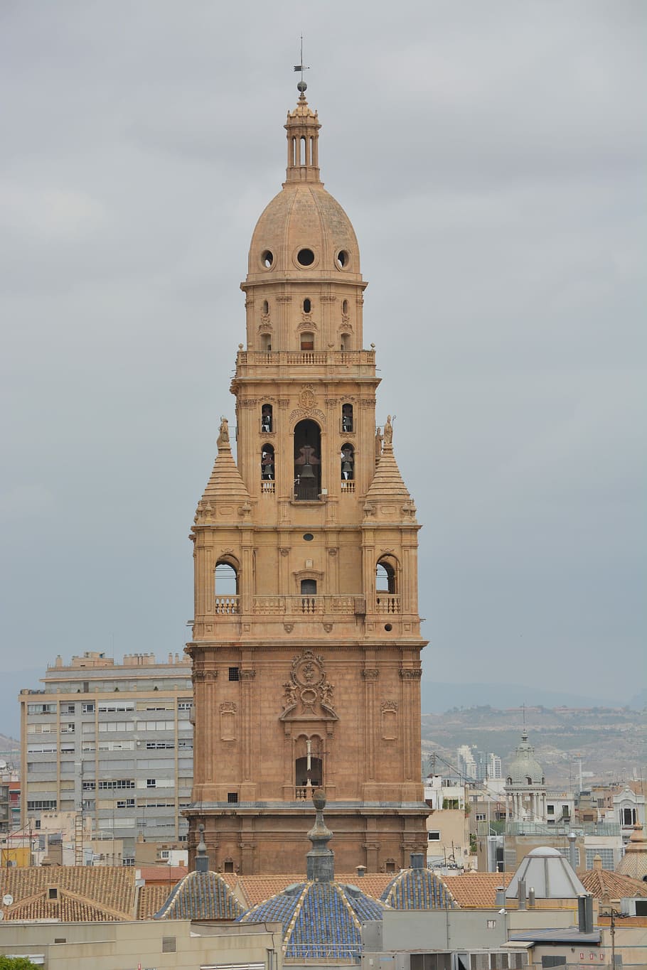 910x1365 Murcia cathedral 1080P, 2K, 4K, 5K HD