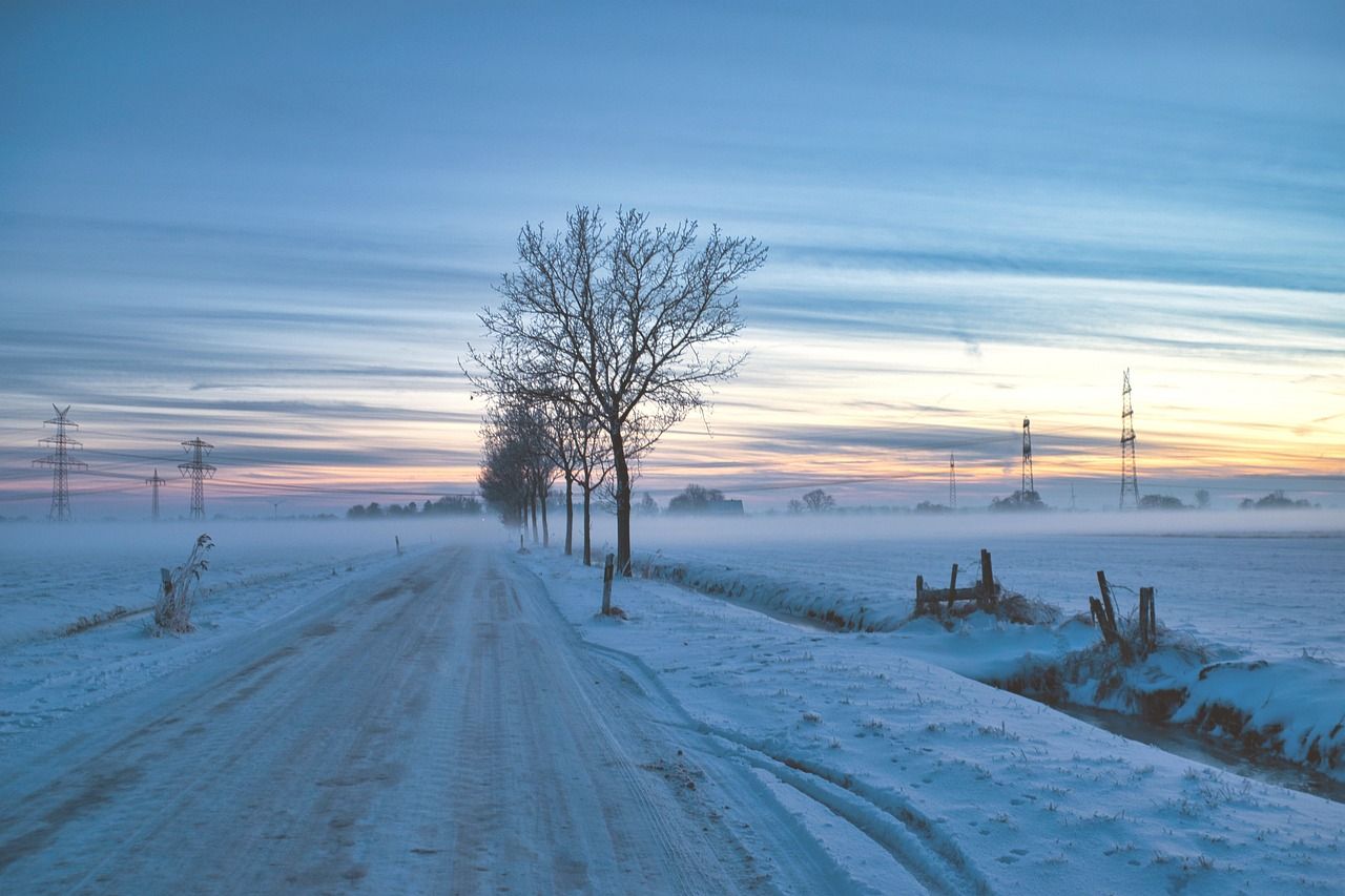 1280x853 Snow Field Horizon