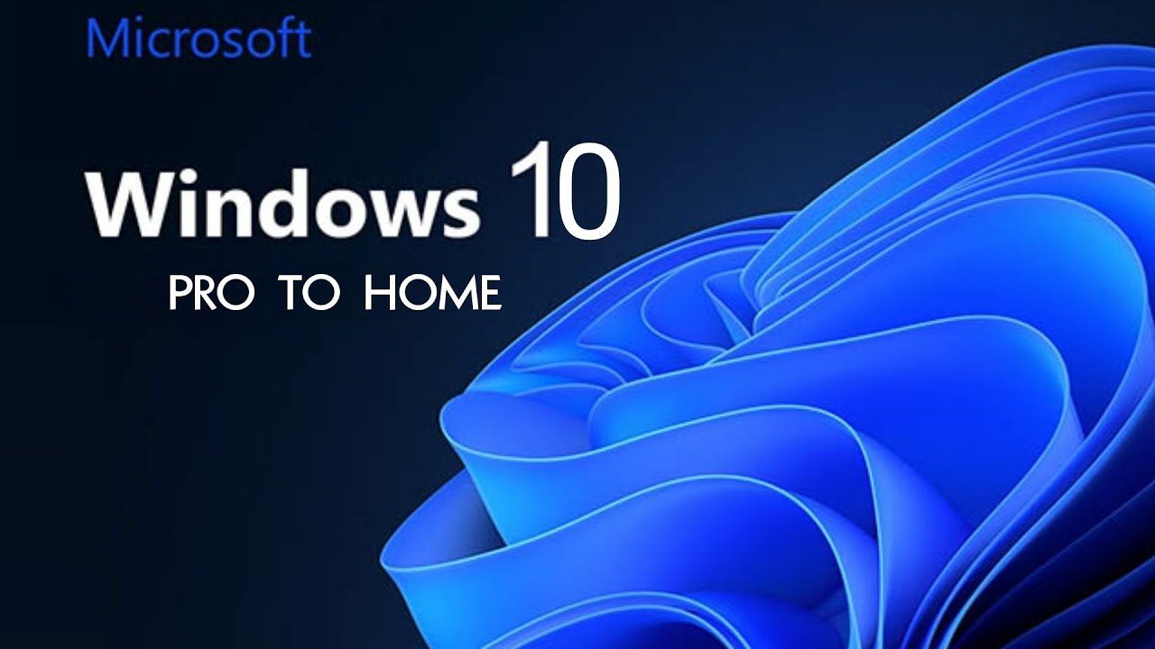 1280x720 Windows 10 pro to Home downgrade