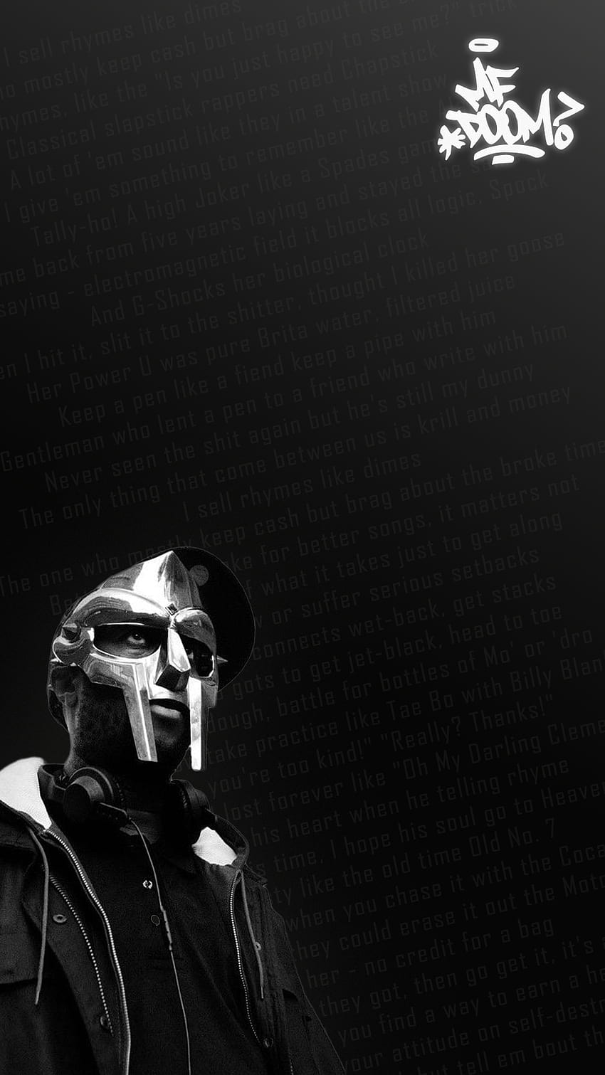850x1511 Mf Doom iPhone HD phone wallpaper