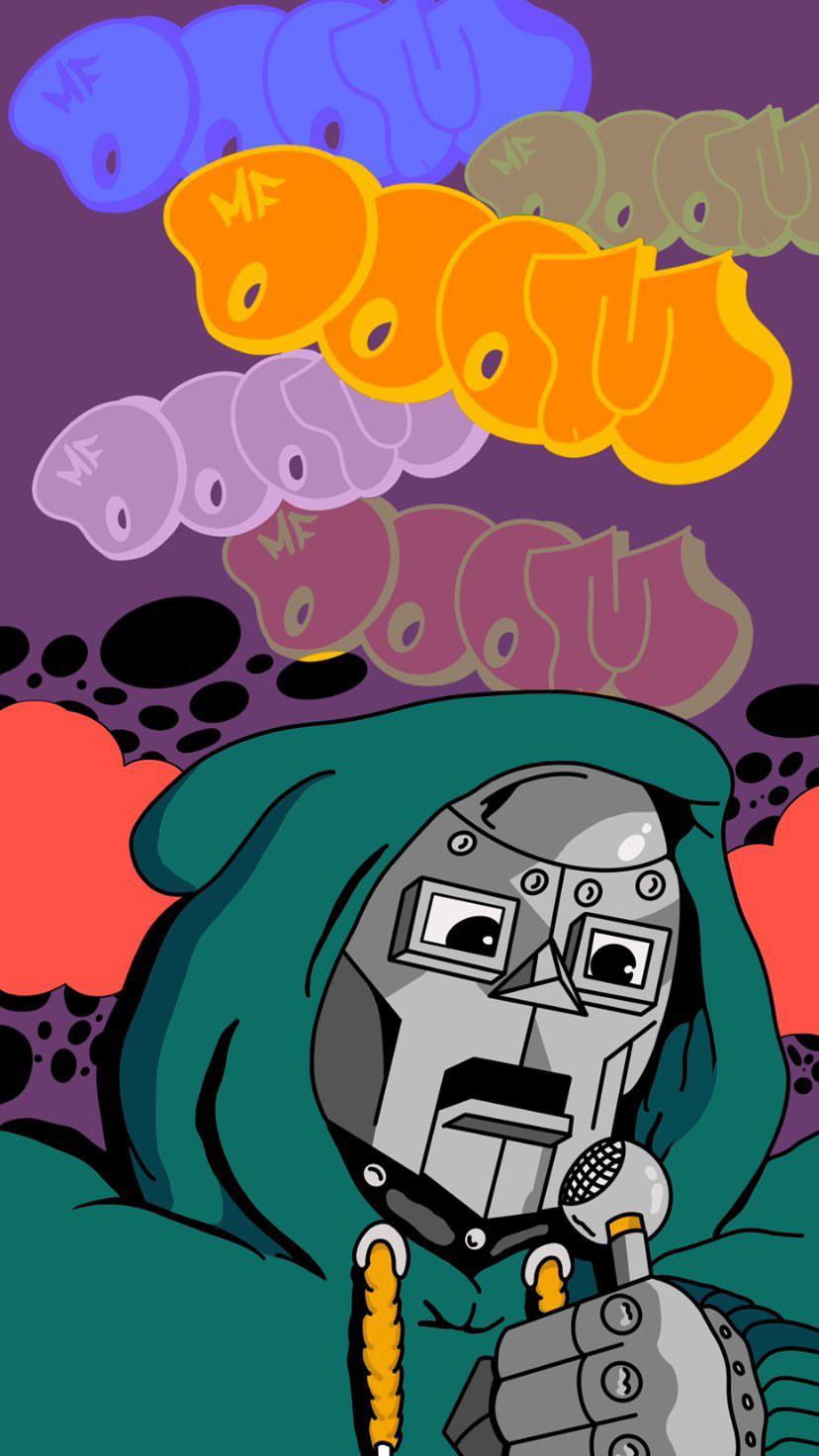 828x1472 Mf Doom Wallpaper