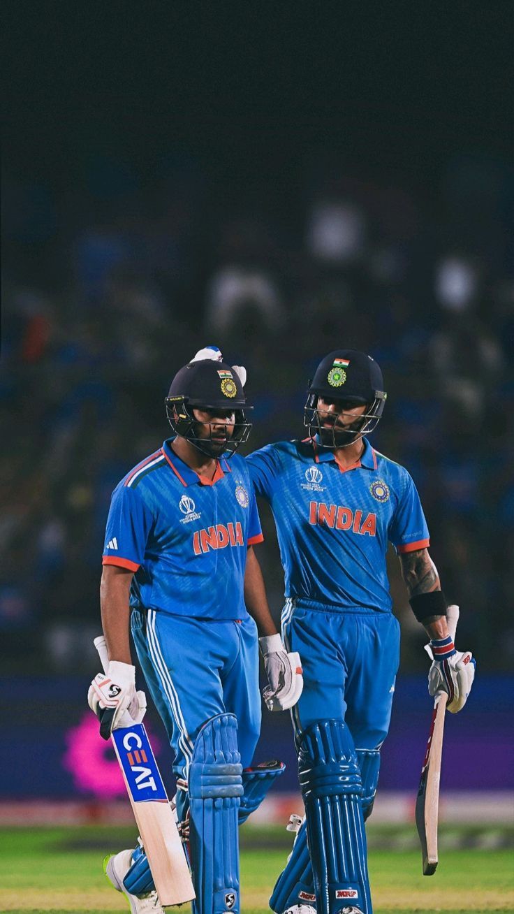 736x1308 Virat Kohli And Rohit Sharma 4k