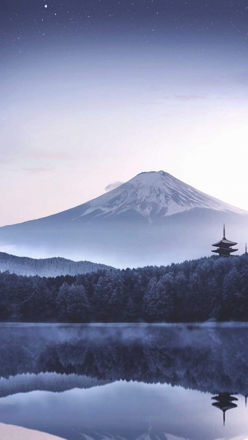 800x1422 Japan Mount Fuji Morning IPhone