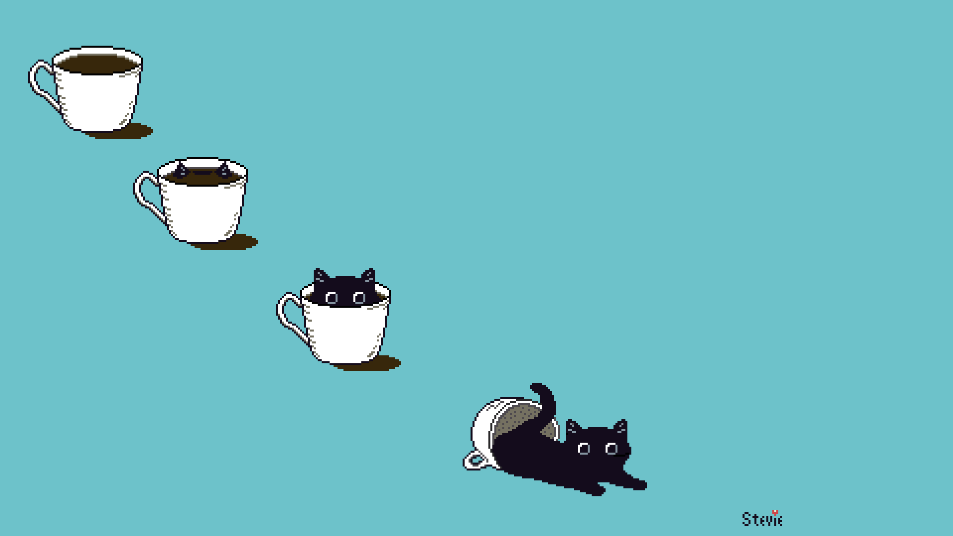 1920x1080 Coffee Cat [CC]