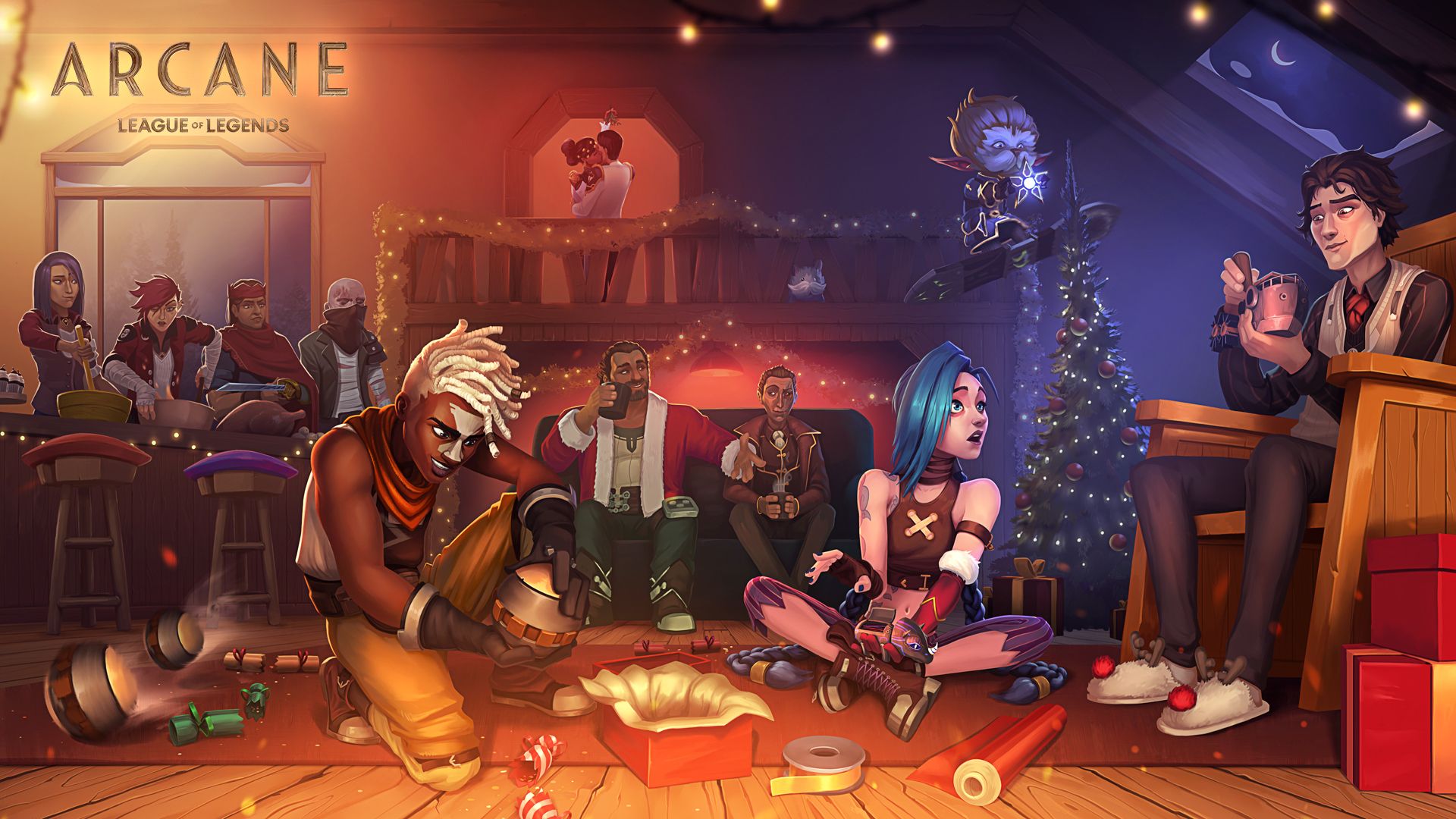 1920x1080 Caitlyn Ekko Jayce Jinx VI HD Arcane