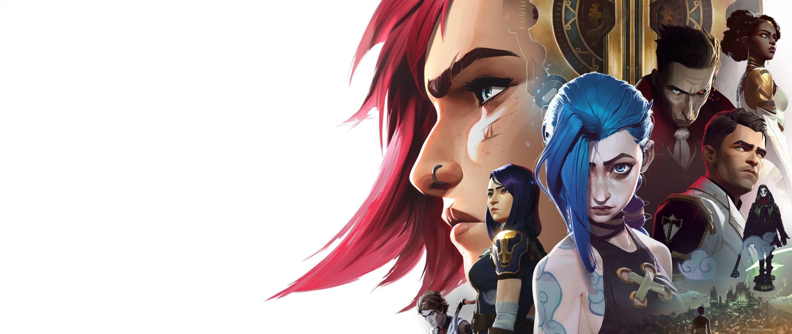 2560x1080 Arcane Wallpaper 4K, Poster, Vi LoL