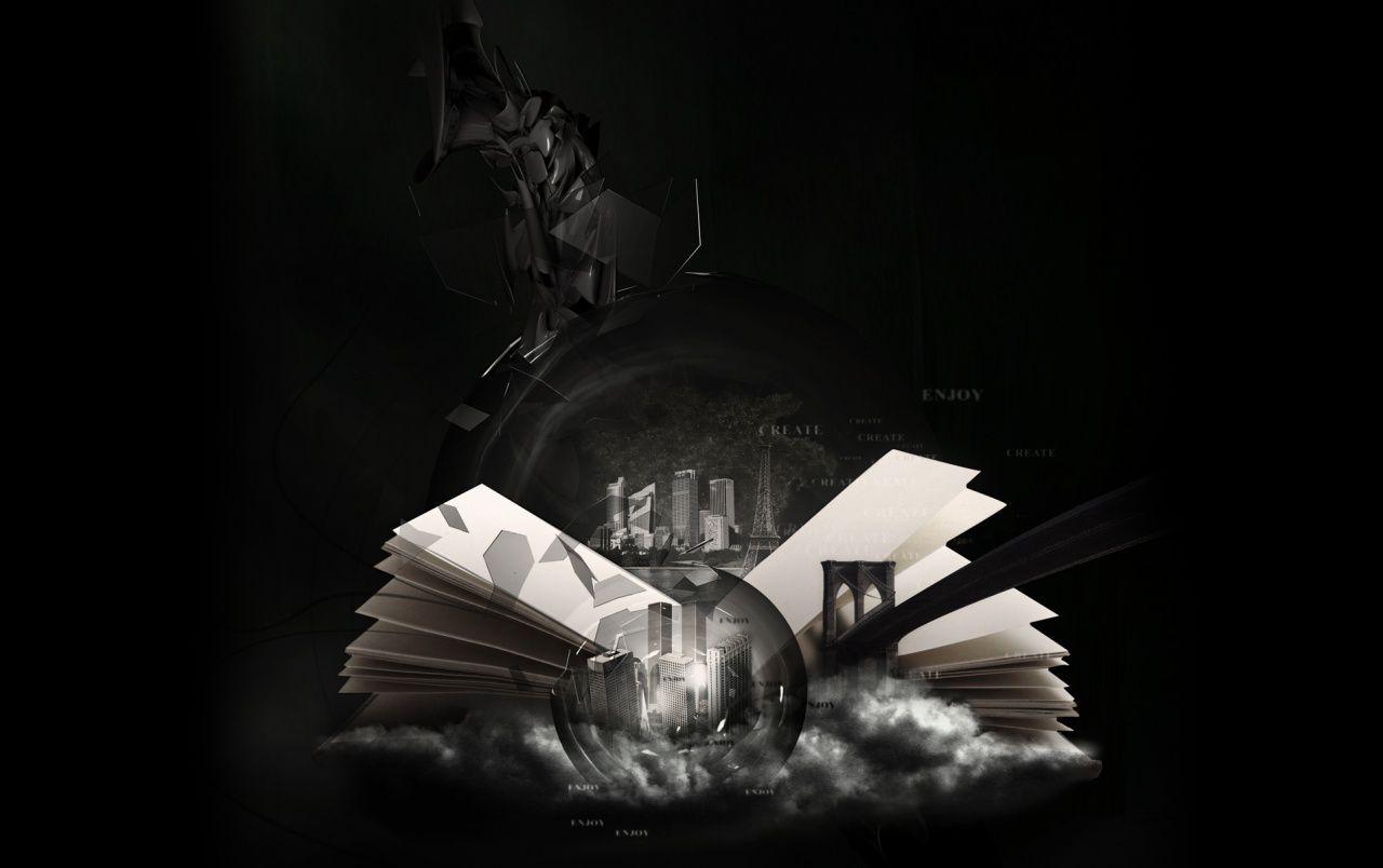 1280x804 Abstract city wallpaper. Abstract city