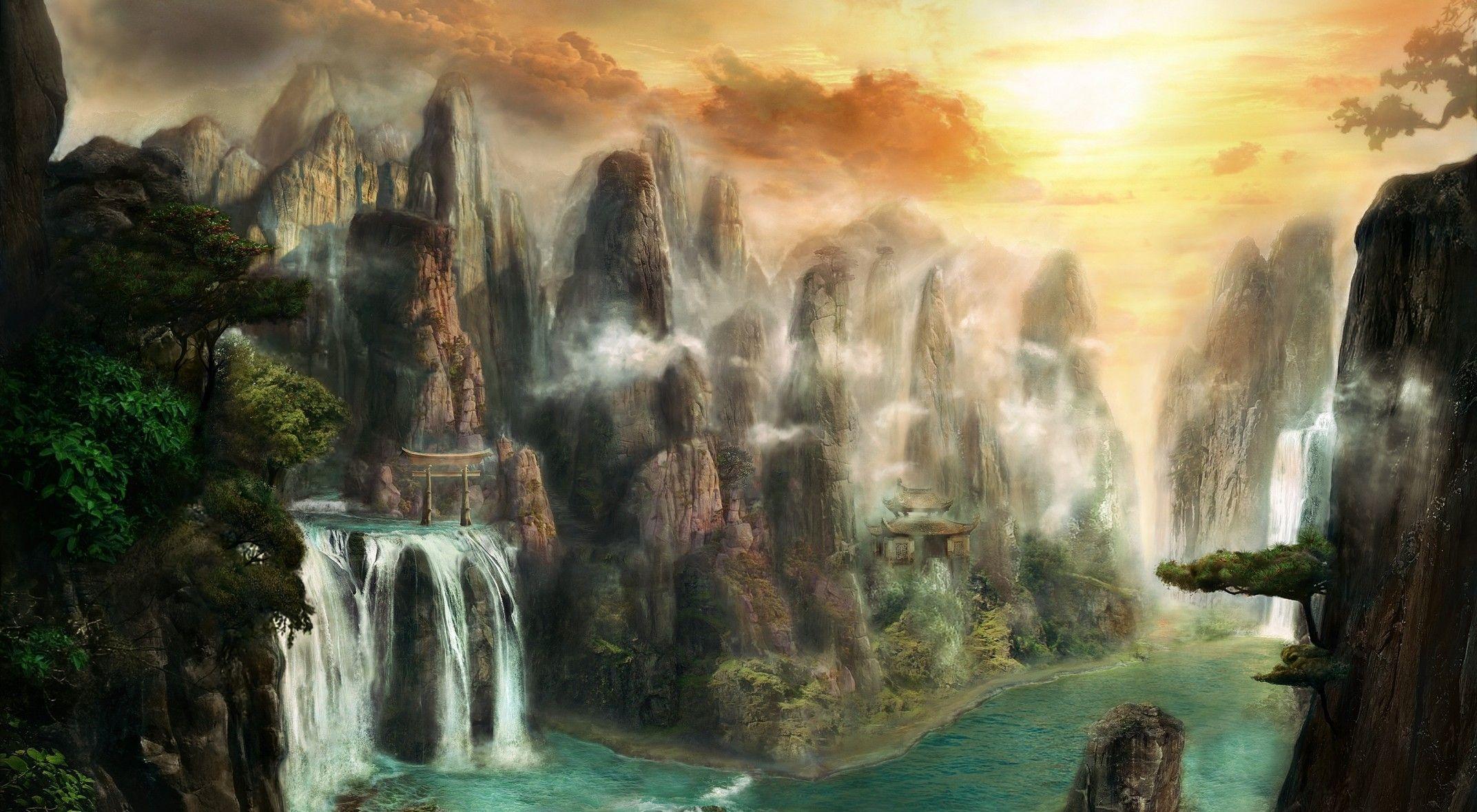 2144x1180 Fantasy Landscape Wallpaper.spb.ru