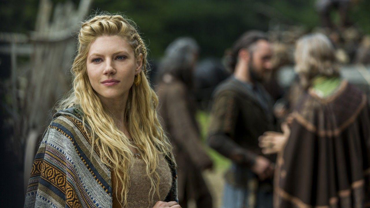 1280x720 Wallpaper Katheryn Winnick, Lagertha, Vikings, TV Series