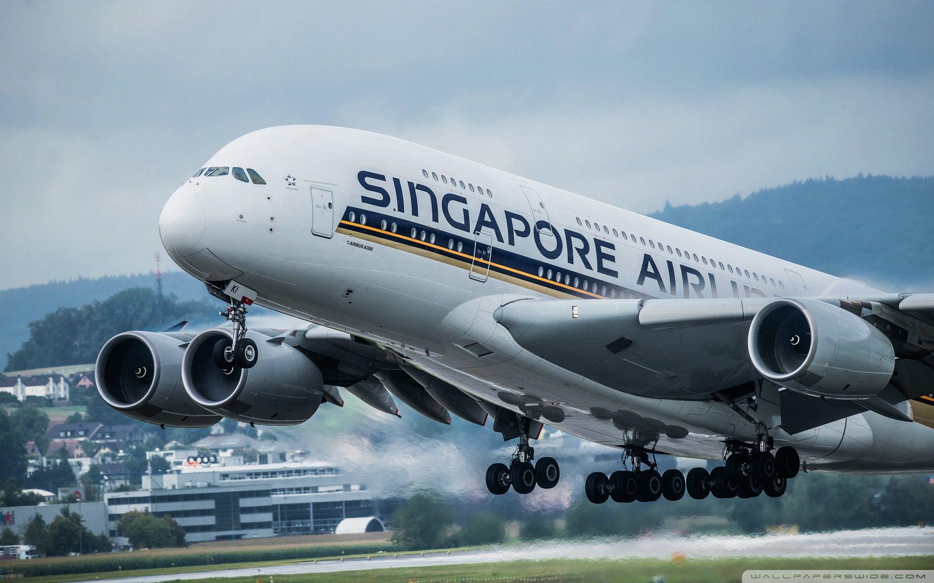 Singapore Airlines A380 Wallpapers - Top Free Singapore Airlines A380  Backgrounds - WallpaperAccess