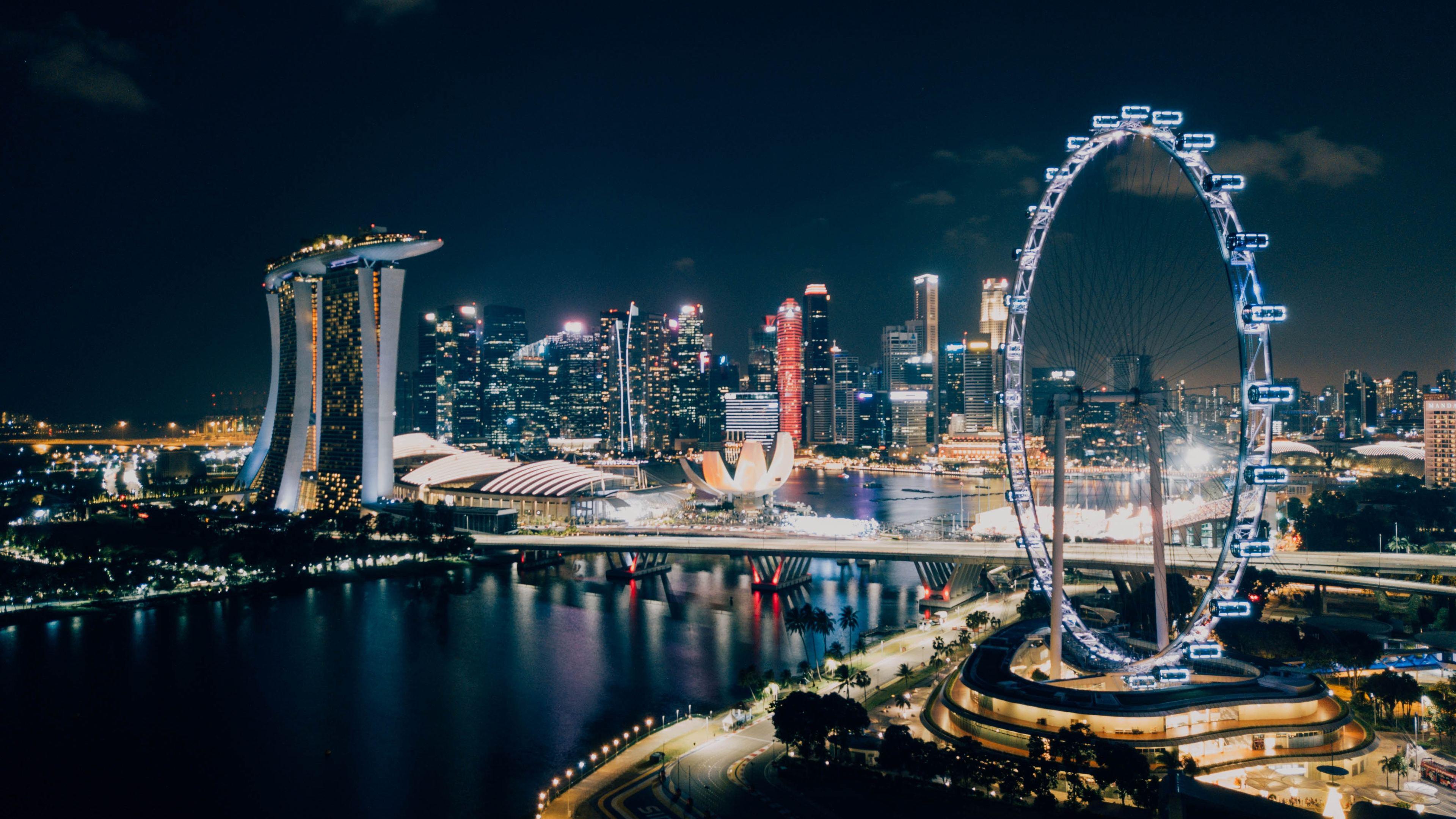 3840x2160 Wallpaper 4k Singapore Amusement Park 4k 4k Wallpaper, City Wallpaper, Hd Wallpaper, Singapore Wallpaper, World Wallpaper
