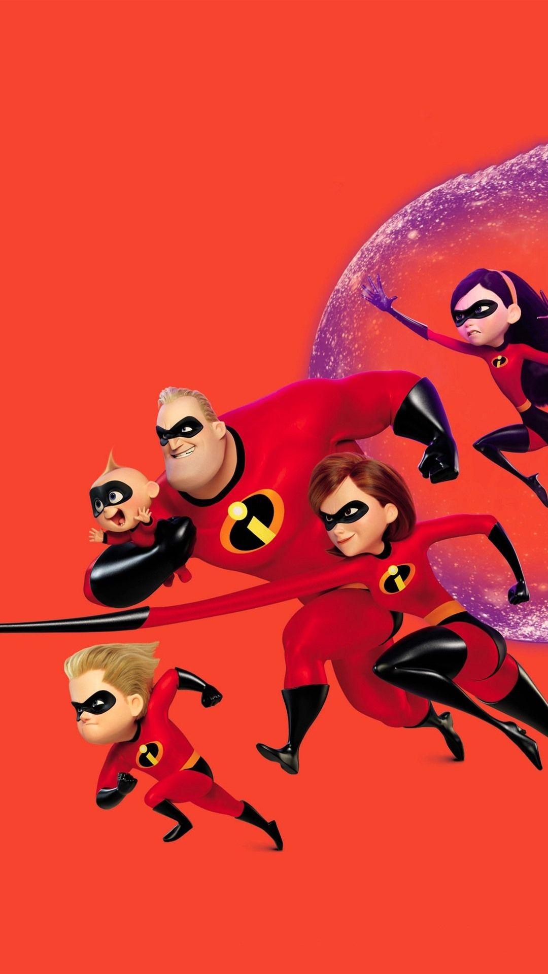 1080x1920 Incredibles Disney Cartoon Movie 1080x1920 IPhone 8 7 6