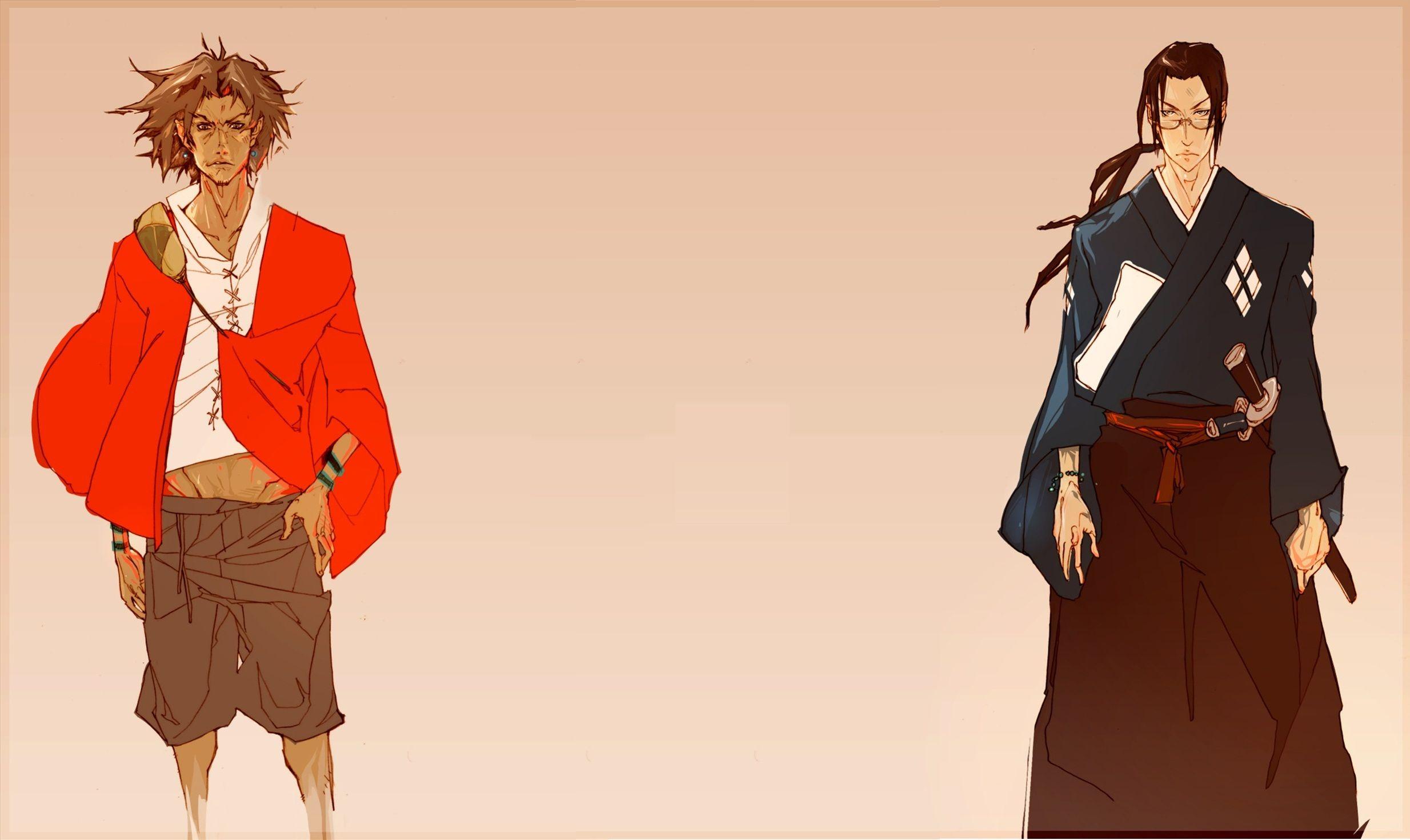 2468x1470 Wallpaper.wiki Samurai Champloo Desktop Wallpaper PIC WPE004072