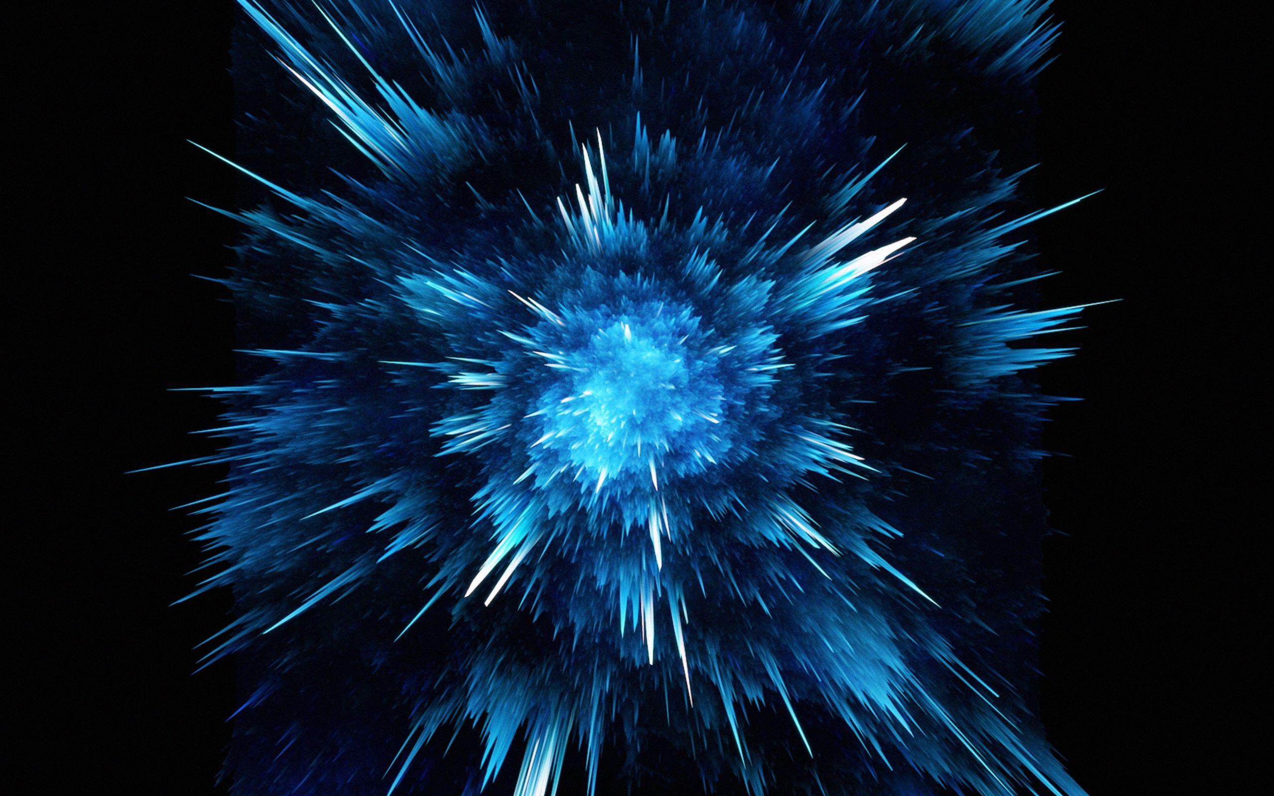 2560x1600 Download wallpaper 2560x1600 abstraction, blue, lines