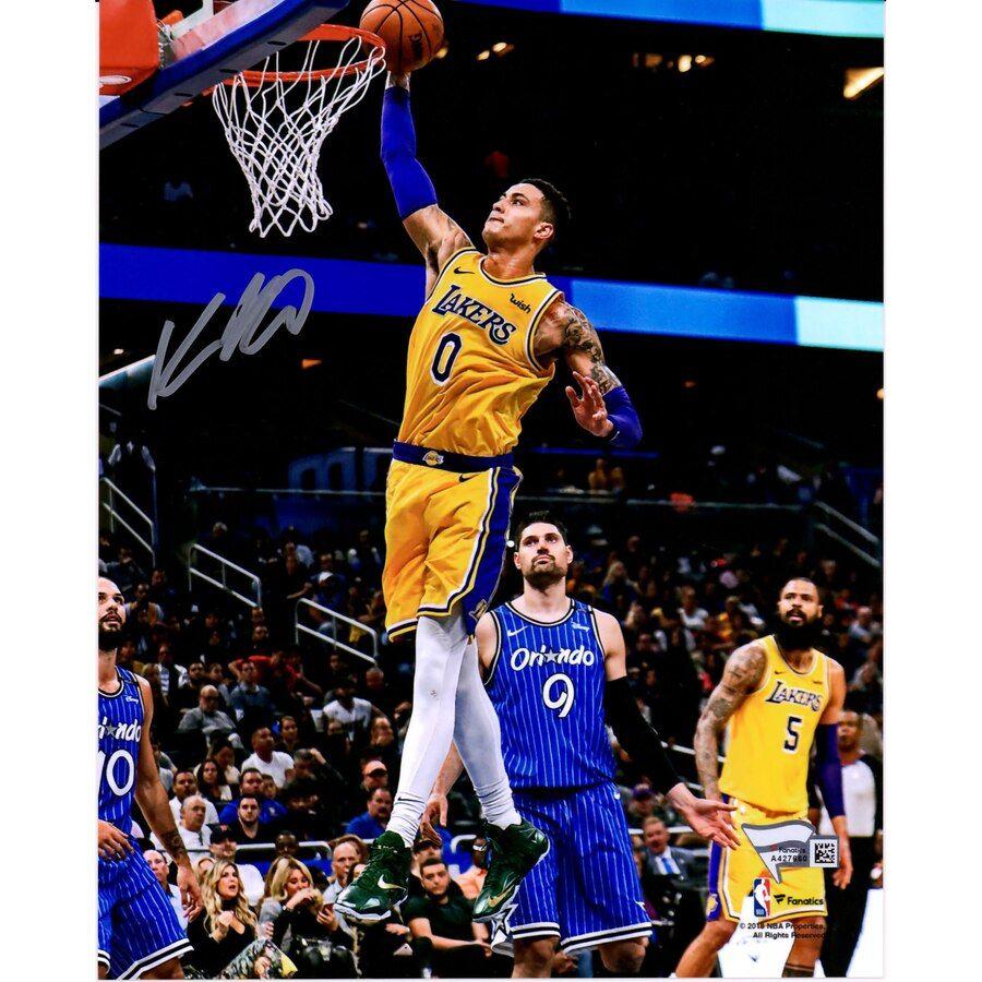 900x900 Kyle Kuzma Los Angeles Lakers Fanatics Authentic Autographed 8 x 10 Dunk vs Magic Photograph