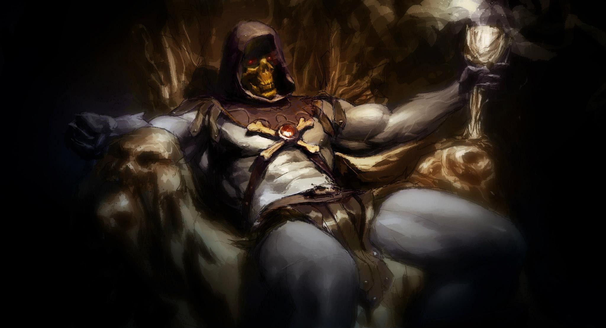2048x1107 Skeletor Wallpaper
