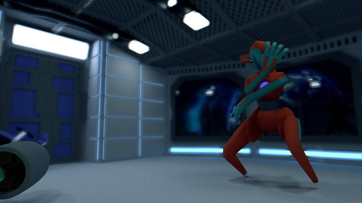 1191x670 Deoxys Move [HD WALLPAPER] [3D MODEL]