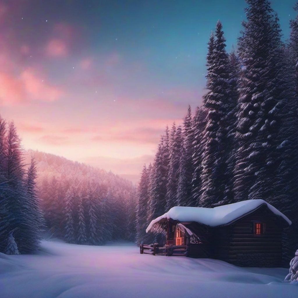 1024x1024 Winter Background Wallpaper